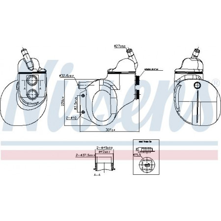 Vase d'expansion. refroidissement Vase d'expansion du liquide de refroidissement avec connecteur VOLVO FL10 FL7 09.85-10.99 VOLVO FL10 (FL10 6X2), 09.1985 - 09.1998 Nissens 996090