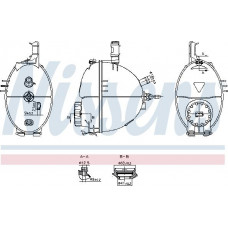 Expansievat. koeling Koelvloeistofexpansietank met plug MERCEDES AMG GT C190 AMG GT X290 C A205 C C204 C C205 C T-MODEL MERCEDES-BENZ E-KLASSE (C207), Compartiment, 01.2009 - 12.2016 Nissens 996279