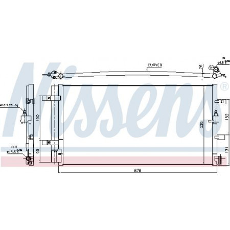 Condensador. Condensador de aire acondicionado A-C con secador AUDI A4 ALLROAD B8 A4 B8 A5 Q5 2.0-3.0D 10.08-05.17 AUDI A5 (8T3), Compartimiento, 06.2007 - 01.2017 Nissens 940430