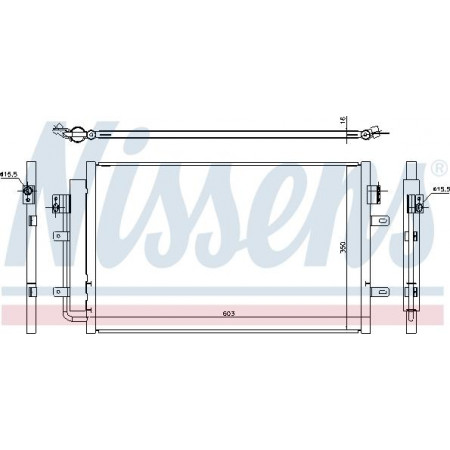 Condensatore. aria condizionata Condensatore aria condizionata con essiccatore IVECO DAILY V DAILY VI 2.3D-Electric 09.11- IVECO DAILY V (50C/DAILY-2000 / C50), Van, 09.2011 - 02.2014 Nissens 940431