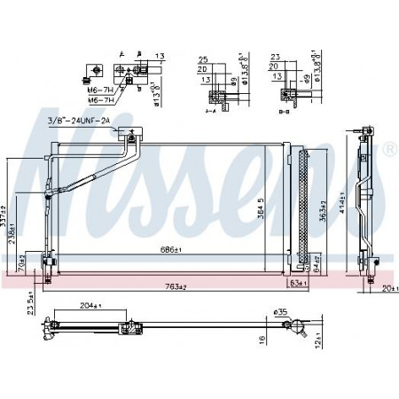 Condensor. airconditioning airco condensor met droger MERCEDES SLK R171 1.8-3.0-3.5 03.04-02.11 MERCEDES-BENZ SLK (R171), Cabriolet, 03.2004 - 12.2011 Nissens 940657