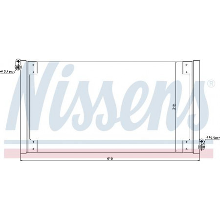 Condensador, ar condicionado FIAT BRAVA (182_), Hatchback, 10.1995 - 06.2003 Nissens 940025