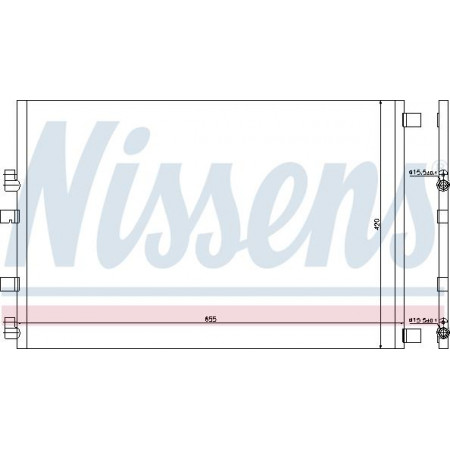 Kondensator. Klimaanlage Klimakondensator RENAULT GRAND SCENIC II MEGANE II SCENIC II 1.9D-2.0D 11.02- RENAULT MEGANE II (KM0/1_), Tourismus, 08.2003 - 08.2012 Nissens 940152