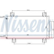 Condensor, airconditioning HONDA ACCORD VIII (CU), Sedan, 04.2008 - Nissens 940113