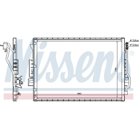 Condensator. climatizare A-C condenser aluminium MERCEDES S C216 S W221 2.2D-6.2 10.05-12.13 MERCEDES-BENZ S-CLASS (W221), Sedan, 09.2005 - 12.2013 Nissens 940137