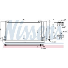 Condenseur. Condenseur de climatisation A-C 672x334x16 VOLVO FM FM II FM III FMX II FMX III 09.05- VOLVO FMX II, 04.2012 - Nissens 940803