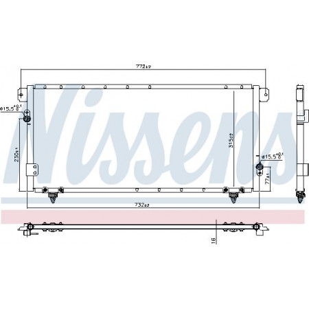Condensador. ar condicionado condensador A-C HYUNDAI KONA KONA SUV KIA NIRO I TOYOTA TUNDRA 3.4-4.7-Electric 02.99- TOYOTA TUNDRA I (_K3_, _K4_), Ridica, 02.1999 - 11.2006 Nissens 940838