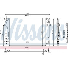 Condensatore. aria condizionata Condensatore A-C con essiccatore CHRYSLER 300C LANCIA THEMA 2.7-6.1 09.04- CHRYSLER 300 C Touring (LX, LE), Turism, 09.2004 - 12.2010 Nissens 940348