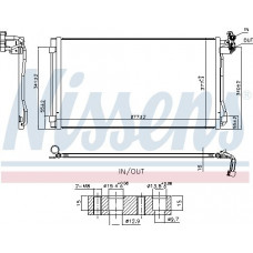 Condensor. airconditioning Airco condensor met droger SEAT ALHAMBRA VW SHARAN 1.4-2.0-2.0D 05.11- VW SHARAN (7N1, 7N2), Dubita, 05.2010 - Nissens 940793