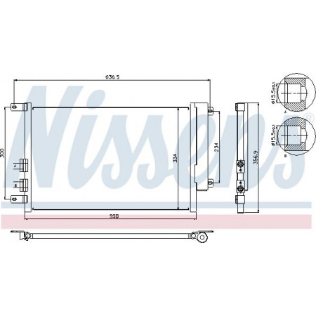 Condensor. koude airconditioning Alfa Romeo 147 00 -. 1.9 JTD 16V DM - - Alfa-Romeo 156 97 - 2.0 TS 16V M - - 2.0 TS 16V M 1 ALFA ROMEO 156 (932_), Sedan, 09.1997 - 10.2005 Nissens 94746
