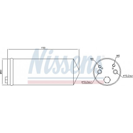 Essiccatore aria condizionata MITSUBISHI L200 L200 - TRITON 2.0-2.4-2.5D 06.96-12.15 MITSUBISHI L200 / TRITON (KA_T, KB_T), Ridica, 01.2004 - 12.2016 Nissens 95413