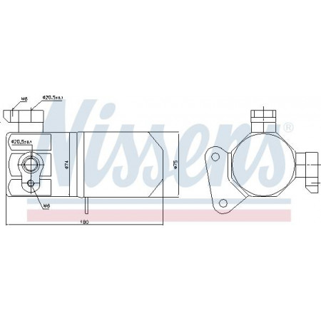 Essiccatore aria condizionata aria condizionata con adsorbimento Audi A8 3.0 TDI 08.2003- AUDI A8 II (4E2, 4E8), Berlina, 10.2002 - 12.2010 Nissens 95432