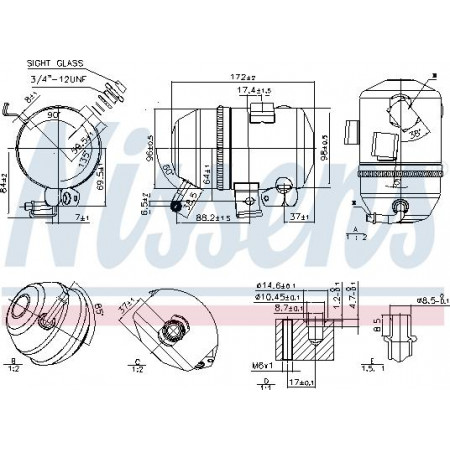 Essiccatore aria condizionata Essiccatore aria condizionata SCANIA PGRT DC09.108-DT12.17 03.04- SCANIA P,G,R,T - serie (N320), 01.2003 - Nissens 95520