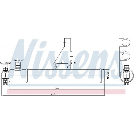 Secador de aire acondicionado Secador de aire acondicionado MERCEDES ACTROS MP2 - MP3 OM541.920-OM542.969 10.02- MERCEDES-BENZ ACTROS MP2 / MP3 (934.03), 10.2002 - Nissens 95606