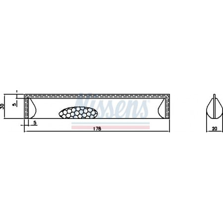 Essiccatore aria condizionata RENAULT TWINGO III SMART FORFOUR FORTWO 0.9-Elettrico 07.14- SMART FORFOUR (453), Hatchback, 07.2014 - Nissens 95622