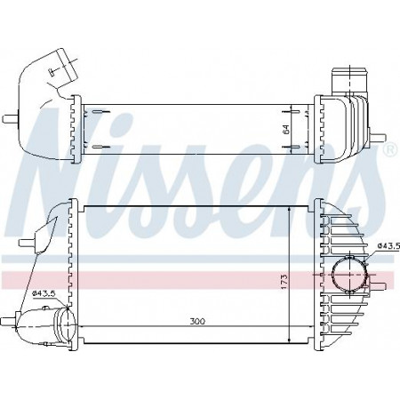 Ladeluftkühler. Ladeluftkühlerkompressor Suzuki SWIFT IV 1.3D 10.10- Suzuki SWIFT IV (FZ, NZ), Schrägheck, 10.2010 – Nissens 96465