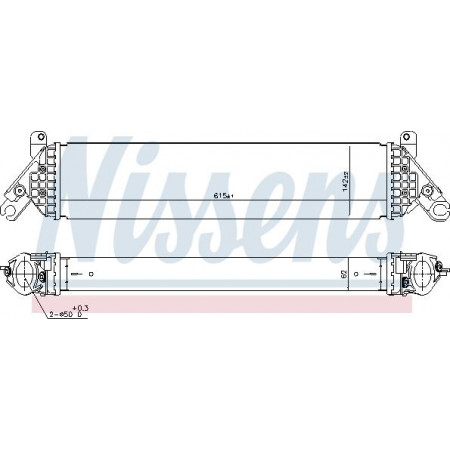 Interkoeler. Interkoelercompressor MAZDA 3 6 CX-5 2.2D 04.12- MAZDA 3 (BM_, BN_), Sedan, 09.2013 - Nissens 96485
