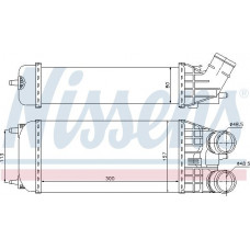 Intercooler. compressor Intercooler DS DS 3 CITROEN C3 AIRCROSS II C3 II C3 III C3 PICASSO C4 CACTUS C-ELYSEE DS3 OPEL CROS CITROEN DS3 (S*****), Hatchback, 11.2009 - 12.2016 Nissens 96594