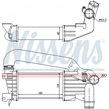 Ladeluftkühler. Ladeluftkühlerkompressor CHEVROLET CAPTIVA OPEL ASTRA H ASTRA H GTC 1.7D-2.2D 03.04- VAUXHALL ASTRA Mk V (H) Sport Hatch (A04), Schrägheck, 02.2005 - 11.2010 Nissens 96592