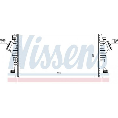 Intercooler. Compressore Intercooler OPEL INSIGNIA A INSIGNIA A COUNTRY SAAB 9-5 1.6-2.8 07.08-03.17 VAUXHALL INSIGNIA Mk I (A) (G09), Berlina, 07.2008 - 05.2017 Nissens 96554