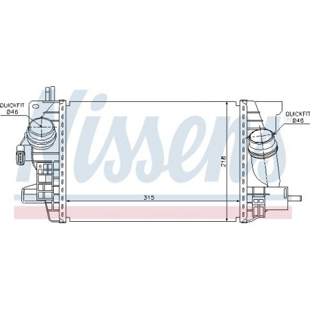 Intercooler. compresor Intercooler OPEL MERIVA B 1.4-1.4LPG 06.10-03.17 VAUXHALL MERIVA Mk II (S10), Dubita, 06.2010 - Nissens 96574