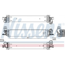 Intercooler. compressor Renault Laguna III 10.07- RENAULT LAGUNA III (BT0/1), Hatchback, 10.2007 - 12.2015 Nissens 96625