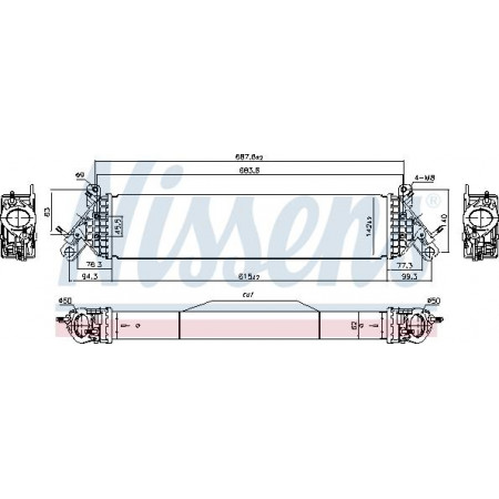 Interkoeler. Interkoelercompressor MAZDA 6 CX-9 2.5 06.16- MAZDA CX-9 (TC), Crossover, 06.2016 - Nissens 961545