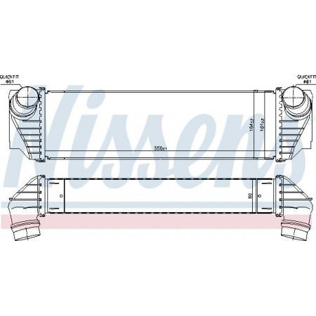 Ladeluftkühler. Ladeluftkühlerkompressor BMW 5 F10 5 F11 5 GRAN TURISMO F07 6 F12 6 F13 6 GRAN COUPE F06 7 F01 F02 F03 F04 3.0D BMW 6 - III (F12), Cabrio, 12.2010 - 06.2018 Nissens 96100
