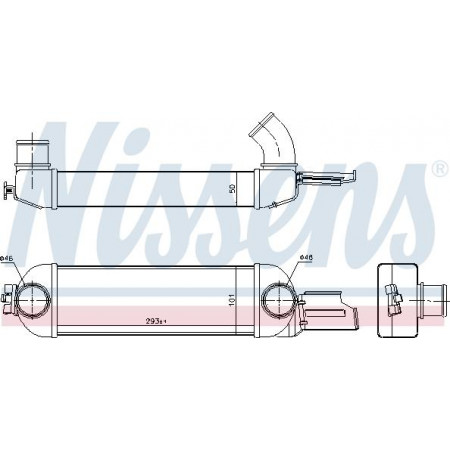 Intercooler. compresor Intercooler OPEL MERIVA A 1.7D 09.03-05.10 OPEL MERIVA A (X03), Dubita, 05.2003 - 05.2010 Nissens 96179