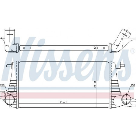 Intercooler. Compresor Intercooler MINI COUNTRYMAN R60 PACEMAN R61 1.6 11.12-10.16 MINI Countryman I (R60), Crossover, 08.2010 - 10.2016 Nissens 96393