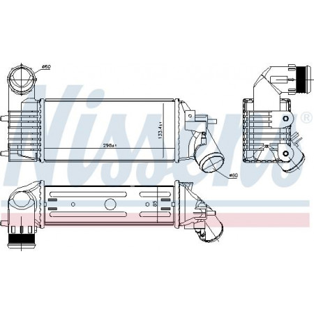 Interkoeler. compressor Citroen C5 luchtkoeler 00 - 2.2 HDi Diesel Auto. A - C P - A CITROEN C5 I Estate (DE_), Toerisme, 06.2001 - 09.2004 Nissens 96765
