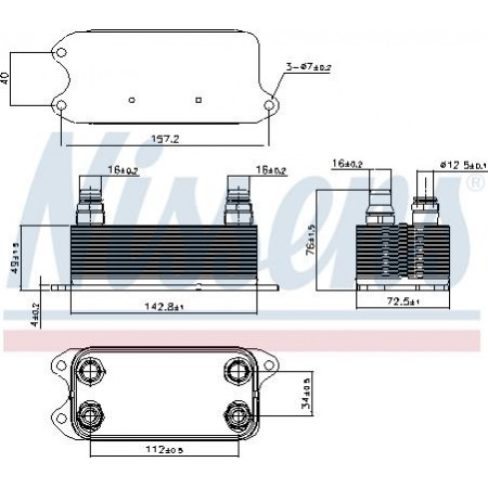 Oliekoelradiator. automatische versnellingsbak Oliekoeler past. MERCEDES C C204 C T-MODEL S204 C W204 CLS C218 CLS SHOOTING BRAKE MERCEDES-BENZ C-KLASSE T-Model (S204), Touring, 08.2007 - 08.2014 Nissens 90909