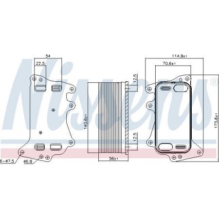 Ölkühler. Automatikgetriebe Ölkühler passt. BMW 3 F30 F80 3 F31 3 GRAN TURISMO F34 4 F32 F82 4 F33 F83 4 GRA BMW X5 - III (F15, F85), Crossover, 08.2013 - 07.2018 Nissens 90908