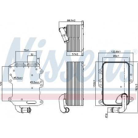 Enfriador de aceite. aceite de motor Enfriador de aceite AUDI A4 ALLROAD B8 A4 B8 A5 A6 ALLROAD C7 A6 C7 A7 A8 D4 Q5 Q7 VW TOUAREG 3.0D 11.07- AUDI A8 III (4H2, 4H8, 4HC, 4HL), Sedan, 11.2009 - 01.2018 Nissens 90807