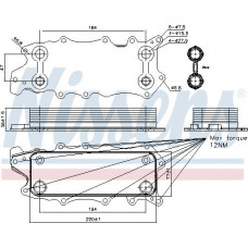 Radiador de óleo. óleo do motor Radiador de óleo MERCEDES C T-MODEL S203 C T-MODEL S204 C W203 C W204 CLK A209 CLK C209 CLS C218 CLS C MERCEDES-BENZ E-CLASS (A207), conversível, 01.2010 - 12.2016 Nissens 90784