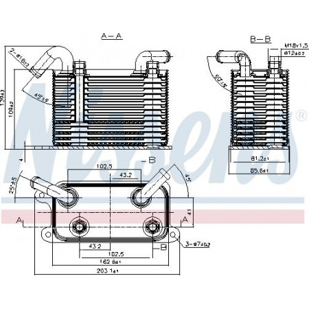 Oil cooling radiator. automatic gearbox Oil cooler fits. VW CALIFORNIA T5 CAMPER MULTIVAN T5 TRANSPORTER T5 2.5D 04.03-11 VW TRANSPORTER V (7HB, 7HJ, 7EB, 7EJ, 7EF, 7EG, 7HF, 7EC), Bus, 04.2003 - 08.2015 Nissens 90722