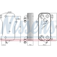 Oliekoelradiator. automatische versnellingsbak Olieradiator past. AUDI A3 Q3 TT VW SHARAN TIGUAN 2.0-2.0D-2.5 09.07- AUDI A3 II (8PA), Sportback, 09.2004 - 12.2015 Nissens 91156