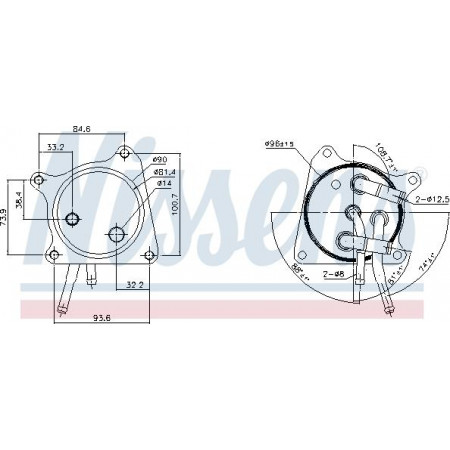 Ölkühler. Automatikgetriebe Ölkühler passt. DODGE CALIBRE JEEP COMPASS PATRIOT MITSUBISHI LANCER VIII OUTL MITSUBISHI OUTLANDER II (CW_W), Crossover, 11.2006 - 12.2012 Nissens 91119