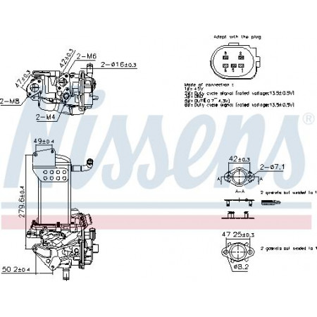 Nissens 98358 EGR-module