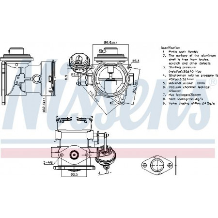 AGR-Ventil AGR-Ventil VW CALIFORNIA T5 CAMPER MULTIVAN T5 TRANSPORTER T5 2.5D 04.03-11.09 VW TRANSPORTER V (7JD, 7JE, 7JL, 7JY, 7JZ, 7FD), Tragrahmen, 04.2003 - 08.2015 Nissens 98268