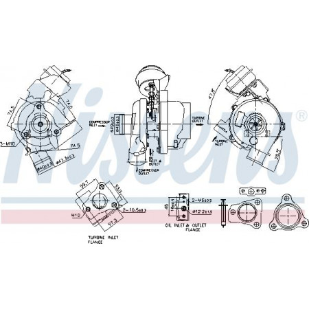 Compresseur, système de suralimentation Nissens 93497