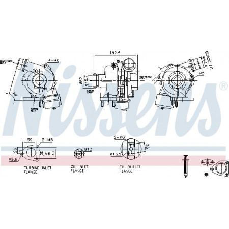 Kompressor, Aufladesystem RENAULT CAPTUR I (J5_, H5_), Schrägheck, 06.2013 - Nissens 93450