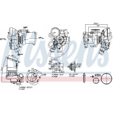 Compressor, sistema de sobrealimentação Nissens 93451