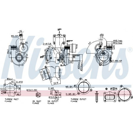 Compressor, drukvulling FORD GRAND C-MAX (DXA/CB7, DXA/CEU), Dubita, 12.2010 - Nissens 93453