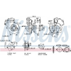 Compressor, sistema de sobrealimentação Nissens 93469