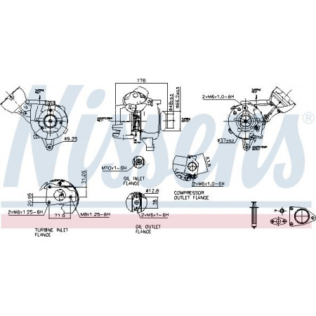 Kompressor, Aufladesystem FIAT SCUDO (270_, 272_), Van, 01.2007 - Nissens 93481