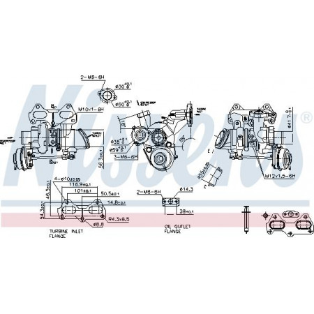 Kompressor, Aufladesystem FIAT PUNTO III (199_), Schrägheck-Van, 04.2008 - Nissens 93435