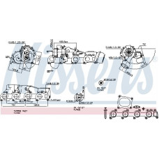 Compresor, sistema de sobrealimentación AUDI A6 Avant (4G5, 4GD, C7), Touring, 05.2011 - 09.2018 Nissens 93433