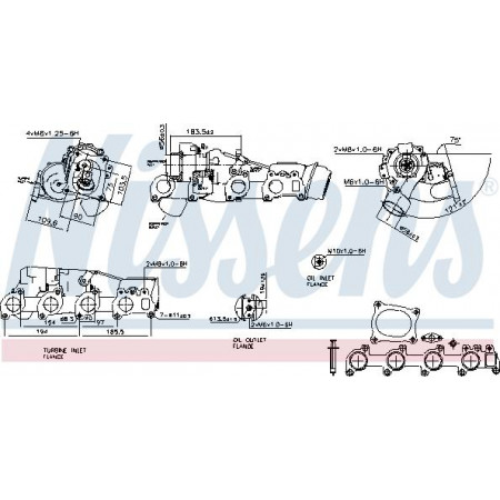 Kompressor, Aufladesystem AUDI A6 Avant (4G5, 4GD, C7), Touring, 05.2011 - 09.2018 Nissens 93433