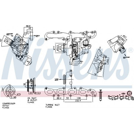 Kompressor, Aufladesystem VW GOLF SPORTSVAN (AM1, AN1), Schrägheck, 02.2014 - Nissens 93420